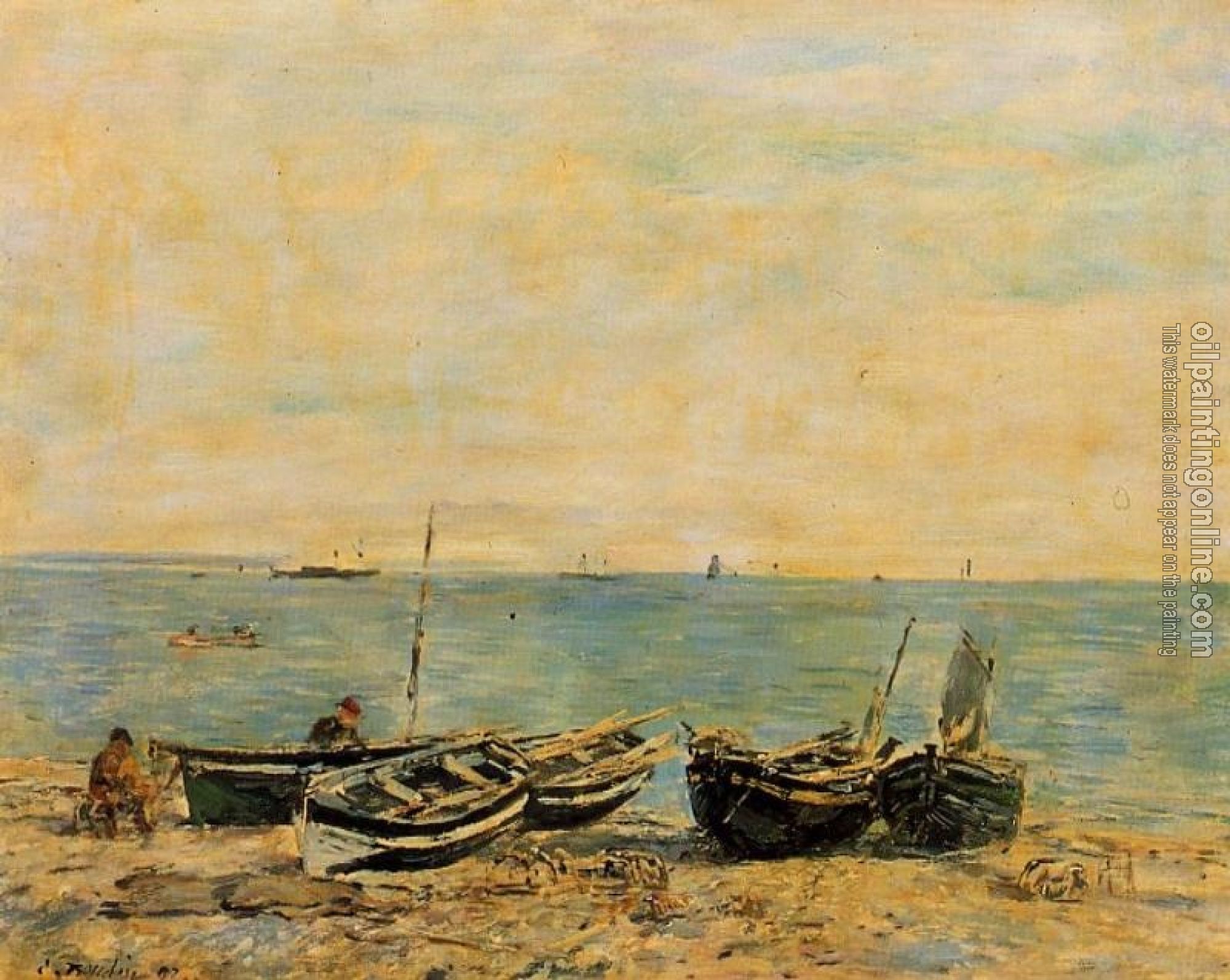 Boudin, Eugene - Sainte-Adresse, the Shore